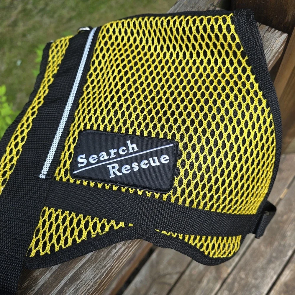 Search Rescue Mesh Dog Harness XL NWOT Training Working Dog Made In The USA!!!!!